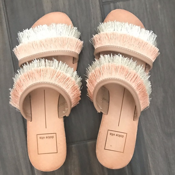Dolce Vita Haya Fringe Sandal - Picture 2 of 8
